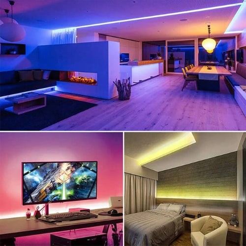 Bande LED flexible FlexiGlow RGB pour décoration gaming setup