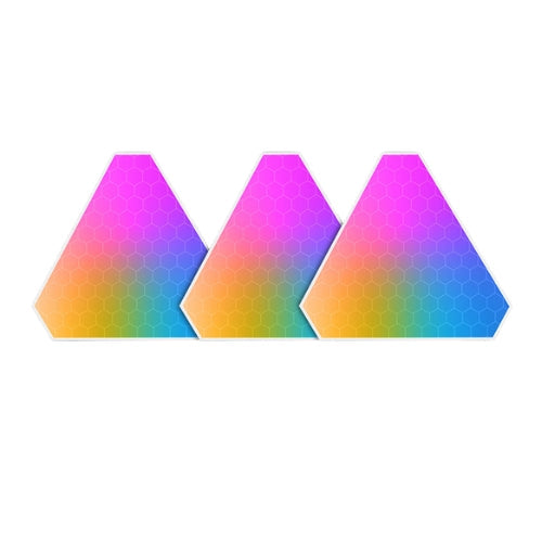Lampes murales LED TriGlow RGB modulaires pour setup gaming